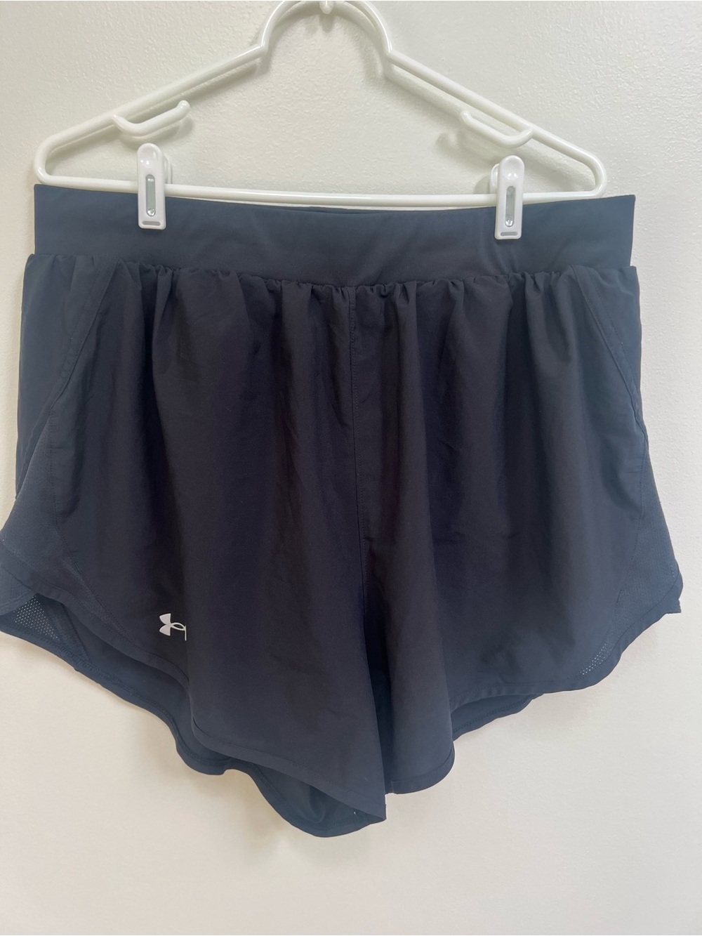 Under Armour HeatGear Running Shorts 1X Black Athletic Shorts